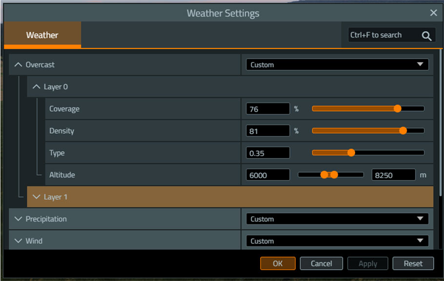 VBS4 23.1 new weather panel