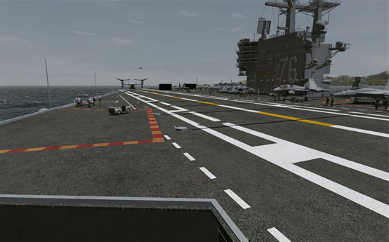 US Navy aircraft carrier 3D model