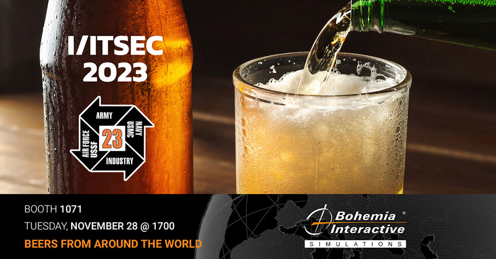 Join the BISim team and booth partners Tuesday, Nov. 28 at 5 p.m. at the BISim booth #1071 for a sampling of beers from around the world.