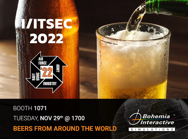 See BISim software demonstrations at I/ITSEC 2022 on booth 1071.
