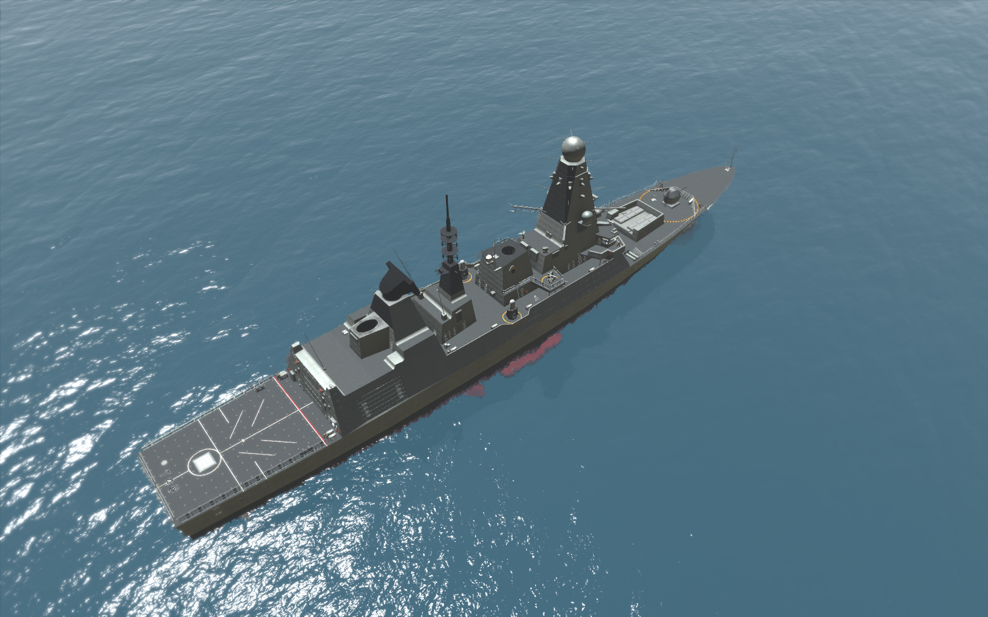 3D models military simulation training virtual environment ocean simulation 