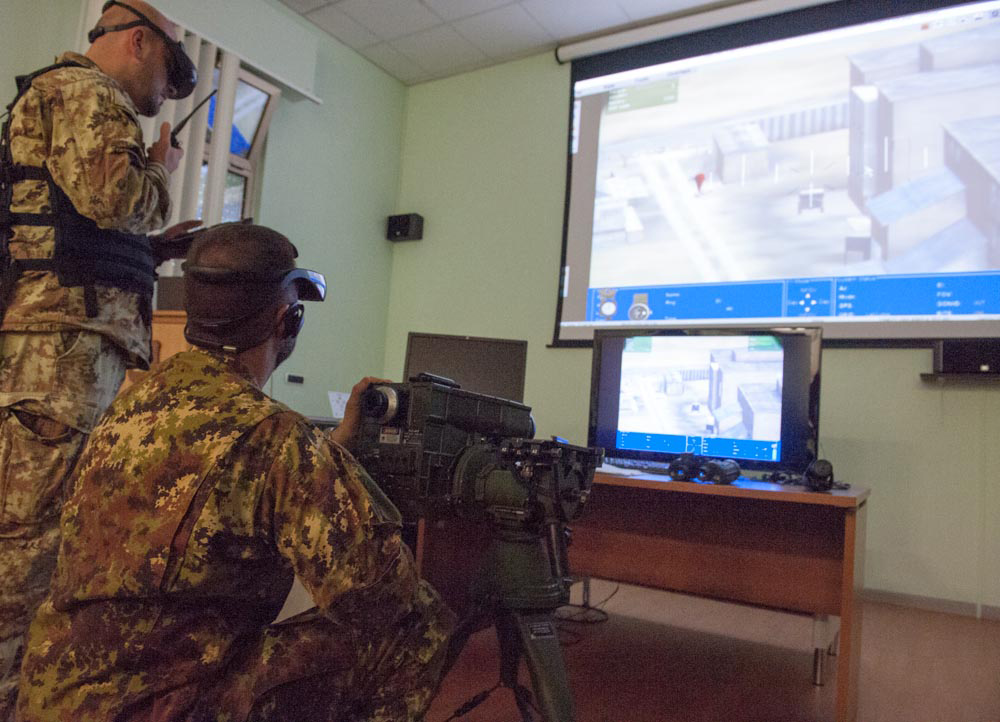 FAC military simulation virtual training laser designator