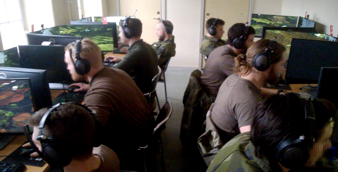 Swedish Armed Forces virtual training VBS3